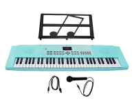 MusicMate Keyboard MM-04 KeyDeluxe Turkusowy - 1588174 - zdjęcie 5